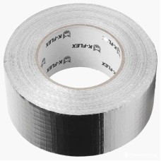 Лента ПВХ 38мм х 25м серая самоклеящаяся K-flex PVC AT 070