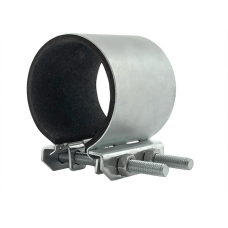 Хомут ремонтный односторонний трубный стальной оцинкованный Сансфера 28х20х70 мм