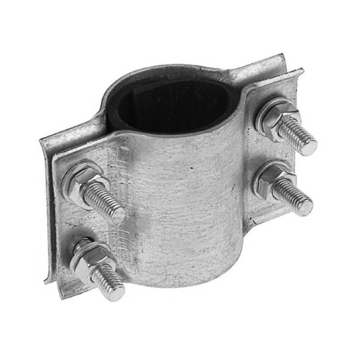 Хомут двухсторонний трубный стальной оцинкованный ККАЗ 50х40 мм