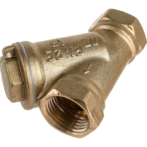 Фильтр сетчатый Y-образный латунный Ду-10 (3/8") Ру-25 ВР (ВН) (Т<130°С) Ридан FVR-R в Воронеже