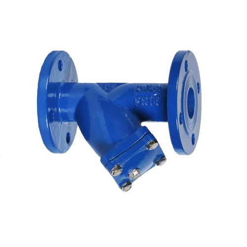 Фильтр магнитный сетчатый Y-образный чугунный фланцевый Ду-100 Ру-16 (Т<150°С) LD LD.ФМФ.100.16 в Воронеже