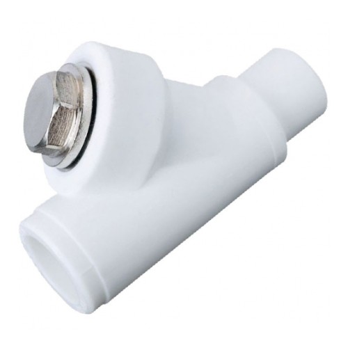 Фильтр PP-R сетчатый белый Дн 32 45гр внутренняя-наружная пайка RTP (РосТурПласт) в Воронеже