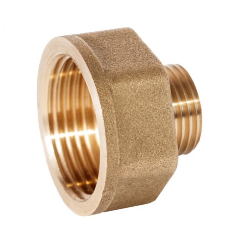 Переход латунный ВР-НР STOUT 8 мм 1/2"