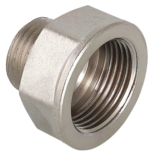 Футорка нержавеющая обратная НР-ВР Ру 16 AISI 304 25 мм 1 1/2"