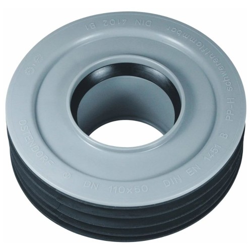 Переход канализационный PP-H внутренний серый Дн 110-50 б/нап для установки в раструб Ostendorf HT HTRI в Воронеже