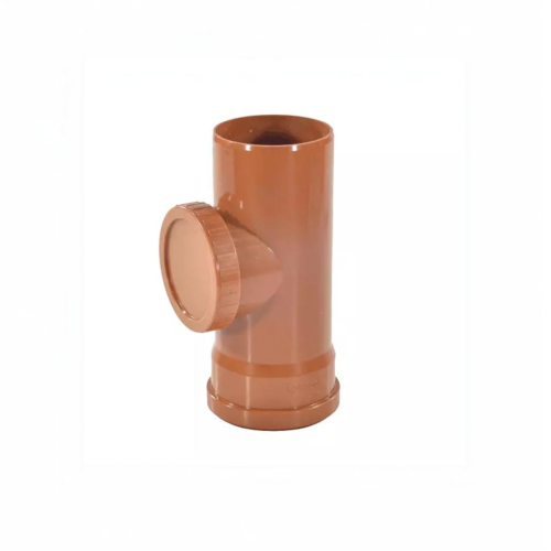 Ревизия канализационная PP-B с крышкой коричневая Дн 160 б/нап в/к RTP (РосТурПласт) в Воронеже