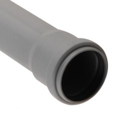 Патрубок канализационный PP-M компенсационный Дн 110 белый бесшумный б/нап в/к RTP (РосТурПласт)