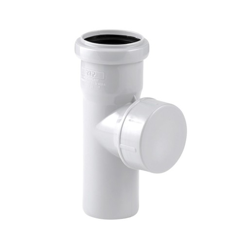 Ревизия канализационная PP-M с крышкой белая Дн 160 бесшумный б/нап в/к RTP (РосТурПласт) в Воронеже