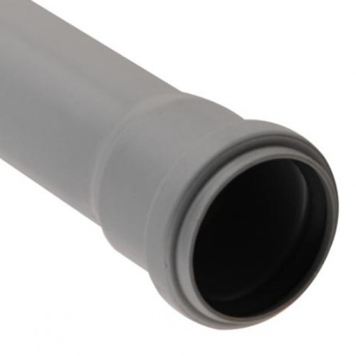 Патрубок канализационный PP-H компенсационный серый Дн 110 б/нап в/к VALFEX в Воронеже