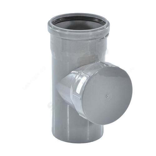 Ревизия канализационная PP-H с крышкой серая Дн 110 б/нап в/к RTP (РосТурПласт) в Воронеже