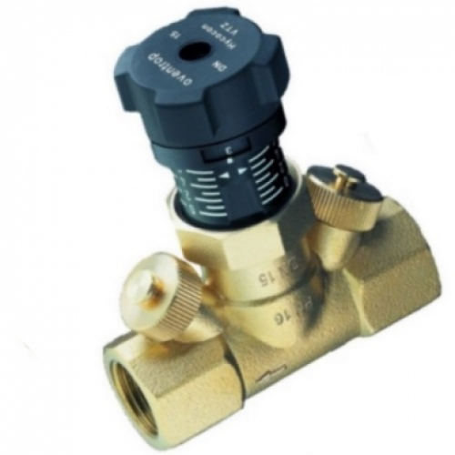 Клапан балансировочный латунный ручной с внутренней резьбой 1,6 МПа Hycocon VTZ Oventrop 20 мм в Воронеже