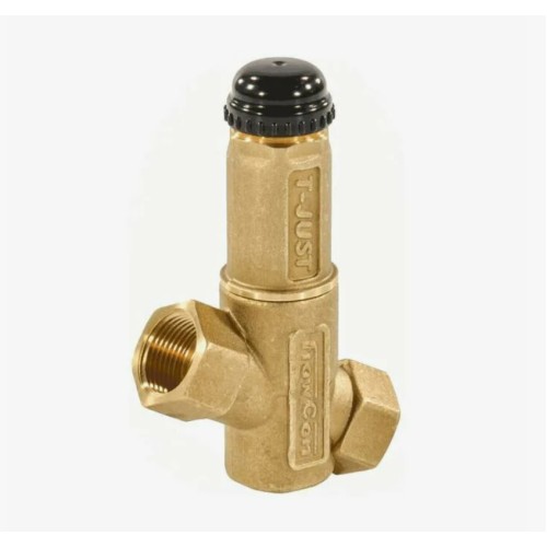 Клапан балансировочный латунный термостатический с внутренней резьбой 1,0 МПа R158A Giacomini 20 мм в Воронеже