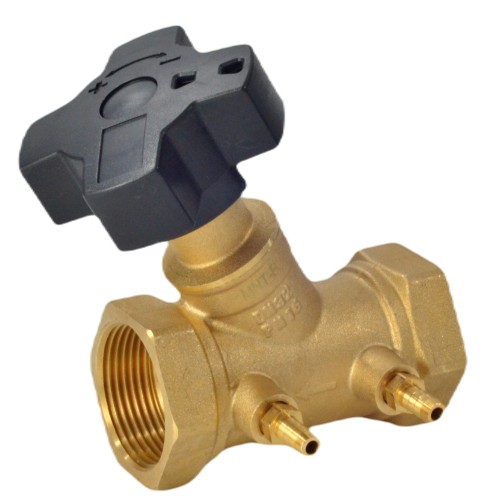 Клапан балансировочный латунный ручной с внутренней резьбой 1,6 МПа MNT-R Ридан 25 мм в Воронеже