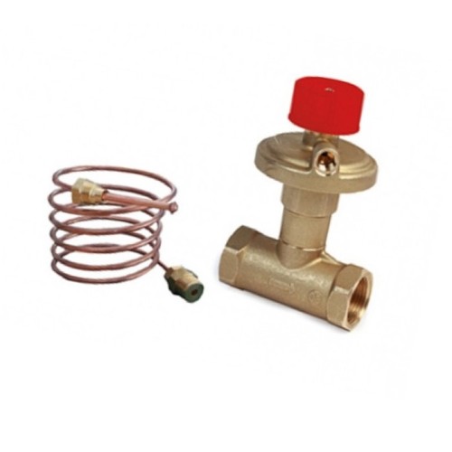 Клапан балансировочный латунный автоматический с внутренней резьбой 2,5 МПа R206C-1 Giacomini 15 мм в Воронеже