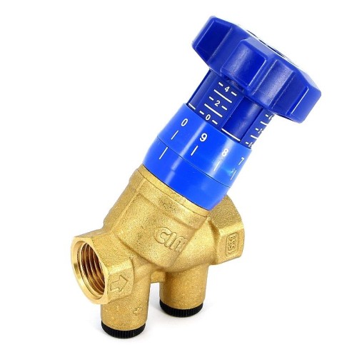 Клапан балансировочный латунный ручной с внутренней резьбой 2,5 МПа CIM 787OT Cimberio 20 мм в Воронеже