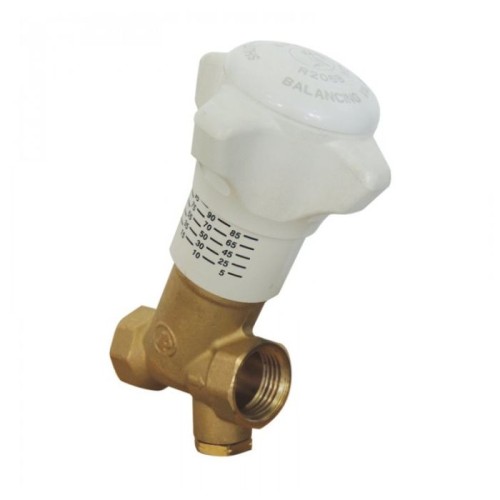 Клапан балансировочный латунный ручной с внутренней резьбой 2,5 МПа R206B-1 Giacomini 15 мм в Воронеже