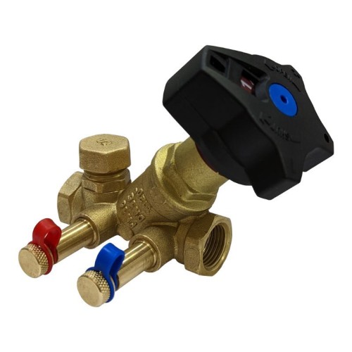 Клапан балансировочный латунный ручной с внутренней резьбой 1,6 МПа STAD.BY-1 Цветлит 25 мм в Воронеже