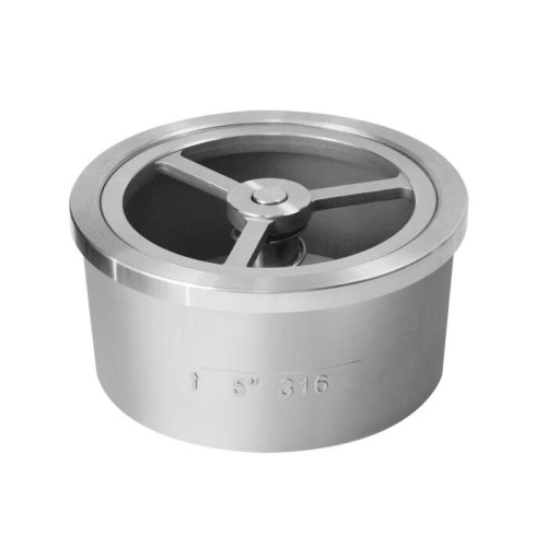 Клапан обратный нержавеющий осевой пружинный межфланцевый 4,0 МПа Benarmo 80 мм в Воронеже