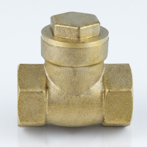 Клапан обратный латунный лепестковый с внутренней резьбой EPDM 1,6 МПа 25х57 мм в Воронеже