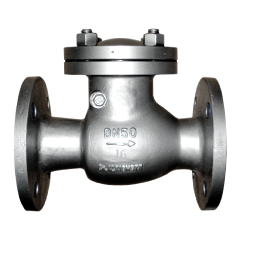 Клапан обратный стальной поворотный фланцевый 1,6 МПа 19с76нж 100х350 мм в Воронеже