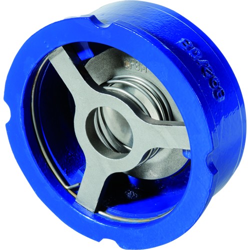 Клапан обратный чугунный осевой пружинный межфланцевый 1,6 МПа NVD-802R Ридан 80 мм в Воронеже