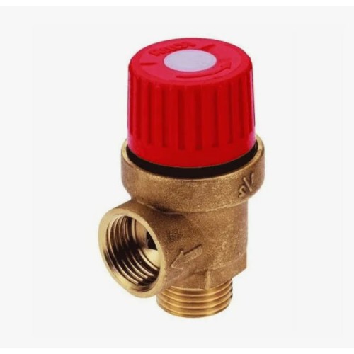 Клапан предохранительный латунный пружинный с внутренней резьбой Prescor Flamco 32 мм 1" в Воронеже