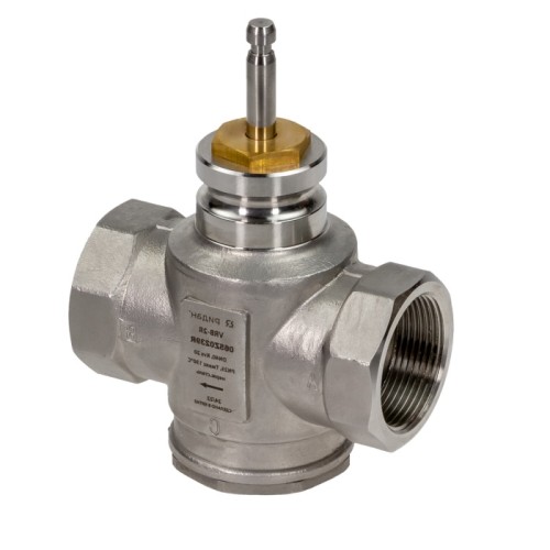 Клапан регулирующий нержавеющий трехходовой с внутренней резьбой 2,5 МПа VRB-3R Ридан 20х85 мм 3/4" в Воронеже