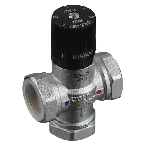 Клапан смесительный латунный термостатический с внутренней резьбой 1,0 МПа TermoFar FAR 20 мм 3/4" в Воронеже