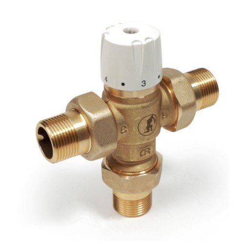 Клапан смесительный латунный термостатический седельный с наружной резьбой 1,6 МПа Giacomini 25х73 мм в Воронеже
