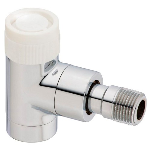 Клапан термостатический угловой Ду-15 (1/2") Ру-10 ВР-НР (ВН-НАР) хром серия E Oventrop в Воронеже