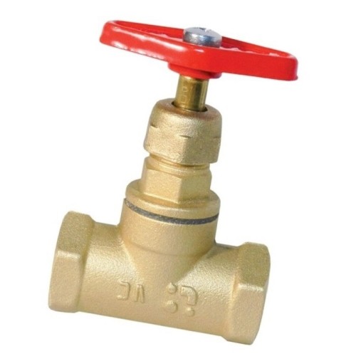 Клапан запорный латунный с внутренней резьбой 1,6 МПа 15б1п Цветлит 15х46 мм ТУ 206-3973235-01-93 в Воронеже