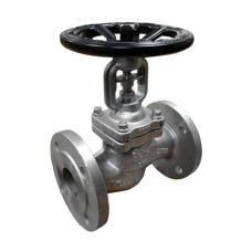 Клапан запорный сильфонный нержавеющий фланцевый 4,0 МПа KV35 Гранвент 350 мм