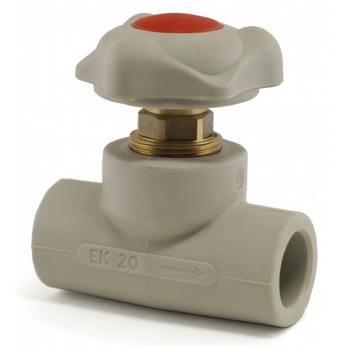 Клапан запорный PP-R внутренняя-наружная пайка 2,5 МПа VALFEX 20 мм ГОСТ 32415-2013 в Воронеже