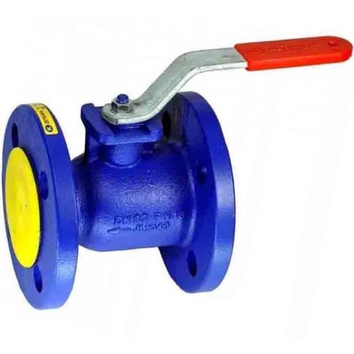 Кран шаровый чугунный фланцевый Ду-25 Ру-16 L=125мм полнопроходной Zetkama 565A в Воронеже