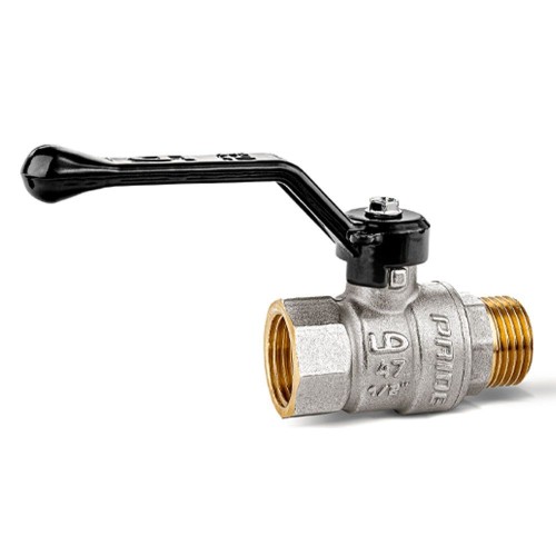 Кран запорный латунный со спускником стандартнопроходной с ручкой-рычагом ВР (ВН) Ру 40 LD Pride LD 15 мм 1/2" в Воронеже