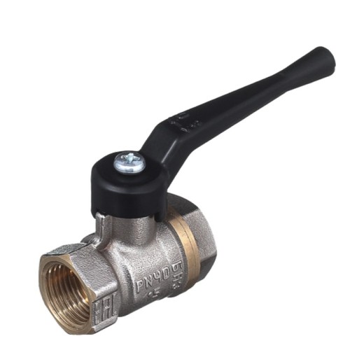 Кран запорный латунный угловой стандартнопроходной с ручкой-бабочкой ВР-американка Ру 40 Pride LD 15 мм 1/2" в Воронеже