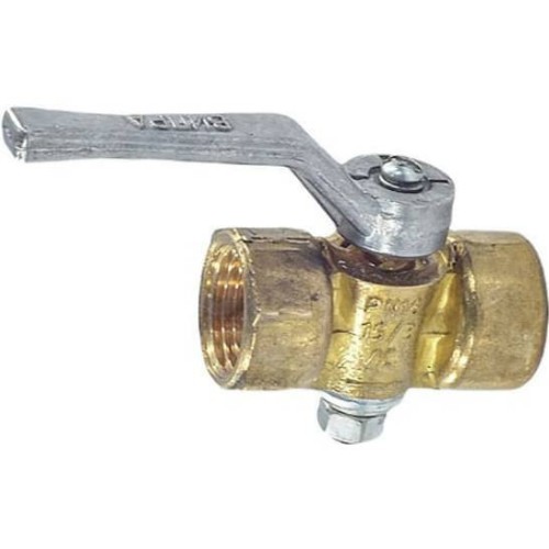 Кран латунный трехходовой стандартнопроходной для манометра без фланца с ручкой ВР-НР Ру 25 Wika 910 Wika 15 мм 1/2" в Воронеже