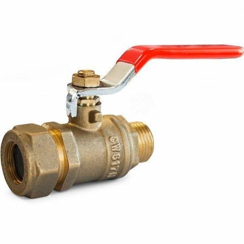 Кран запорный латунный стандартнопроходной с ручкой-рычагом ВР-НР Ру 16 ПРАКТИК 121 ГАЛЛОП 15 мм 1/2" в Воронеже