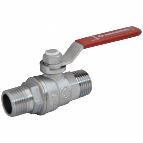 Кран запорный латунный стандартнопроходной с ручкой-рычагом НР Ру 42 R253DL Giacomini 15х66 мм 1/2" в Воронеже