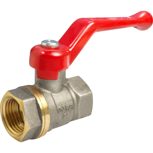 Кран запорный латунный стандартнопроходной с ручкой-рычагом ВР (ВН) Ру 16 ПРАКТИК 120 ГАЛЛОП 20 мм 3/4" в Воронеже