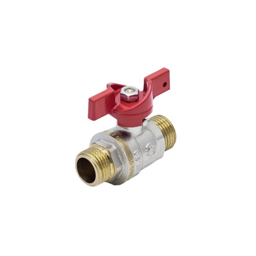 Кран запорный латунный полнопроходной с ручкой-бабочкой ВР-НР Ру 40 BV.514 MVI 15 мм 1/2" в Воронеже