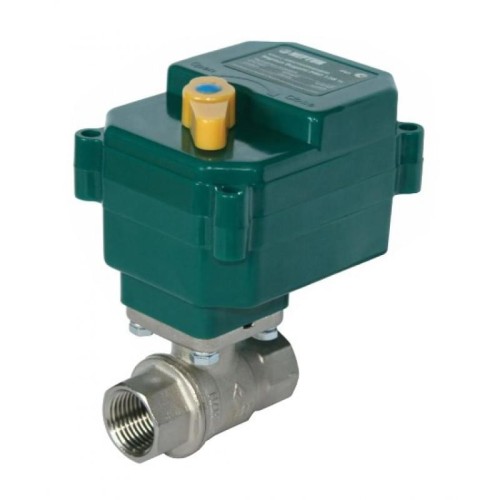 Кран шаровый латунный с электроприводом полнопроходной ВР (ВН) Ру 40 Neptun Bugatti 15 мм 1/2" в Воронеже