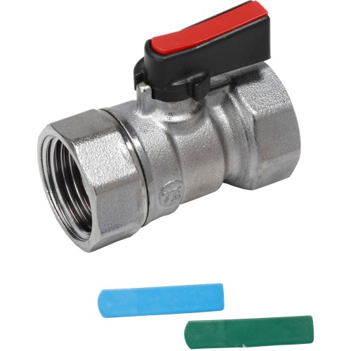 Кран запорный латунный стандартнопроходной с ручкой-флажком ВР (ВН) Ру 16 R690 Giacomini 15х46 мм 1/2" в Воронеже