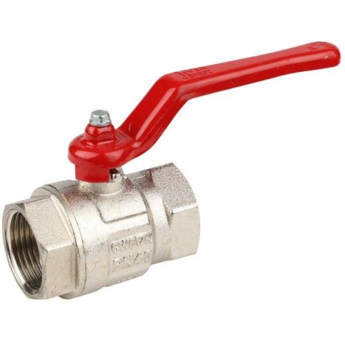 Кран запорный латунный полнопроходной с ручкой-рычагом ВР (ВН) Ру 40 BV.511 MVI 20 мм 3/4" в Воронеже