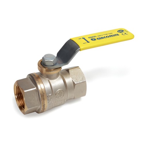 Кран запорный латунный полнопроходной с ручкой-рычагом ВР (ВН) Ру 5 R950 Giacomini 20 мм 3/4" в Воронеже