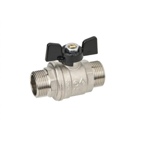 Кран запорный латунный полнопроходной с ручкой-рычагом НР Ру 40 Pride LD 15х66,5 мм 1/2" в Воронеже