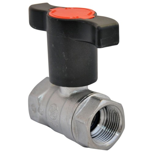 Кран шаровый латунный с Т-рукояткой полнопроходной с удлиненной ручкой ВР (ВН) Ру 35 R851TH Giacomini 10х46 мм 3/8" в Воронеже