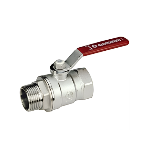 Кран запорный латунный полнопроходной с ручкой-рычагом ВР-НР Ру 42 R914L Giacomini 15х67 мм 1/2" в Воронеже