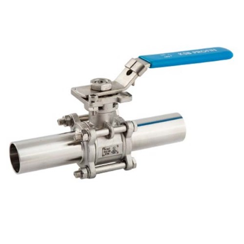 Кран шаровый нержавеющий под приварку полнопроходной Ру 25 AISI 316 NK-BE NK 80х302 мм в Воронеже