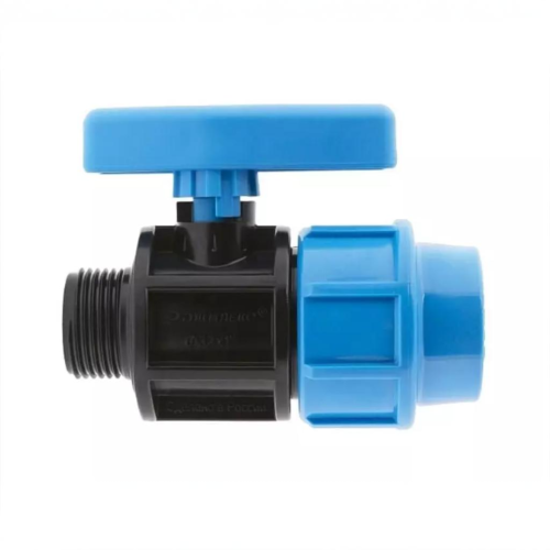 Компрессионный кран ПНД Дн 32-1" Ру-12,5 НР (НАР) Джилекс в Воронеже